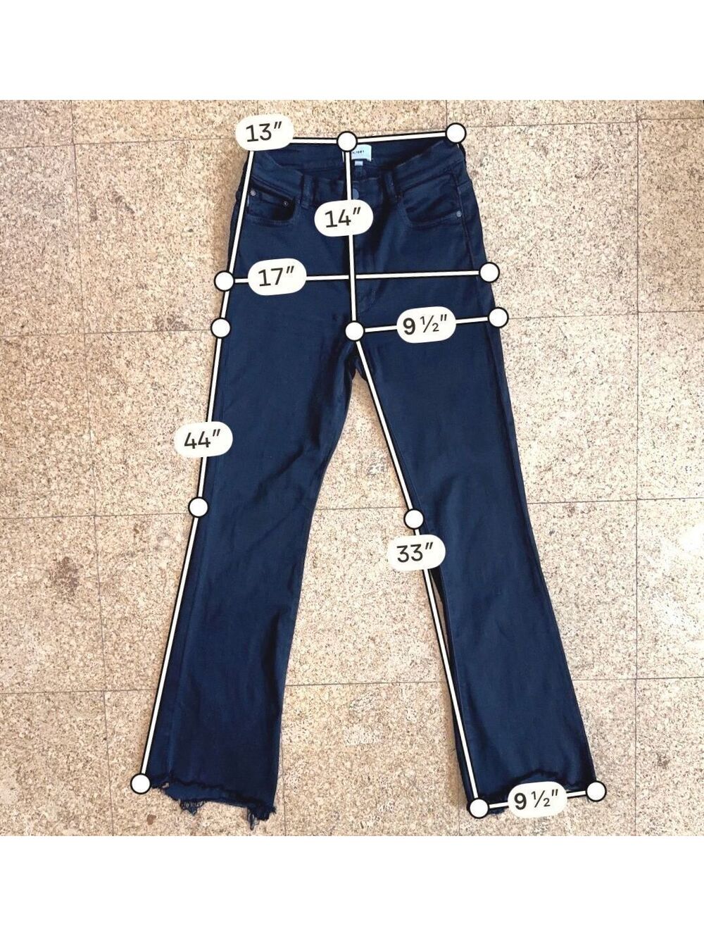 DL1961 Bridget Boot Cut High Rise Instasculpt Jeans Size W 30 L 33 Black Stretch - Picture 4 of 11